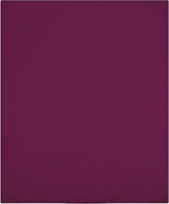 vidaXL Hoeslaken Jersey 140x200 cm Katoen Bordeauxrood