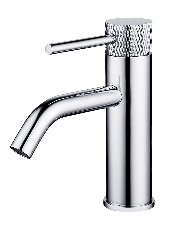 Wiesbaden Ribbd Wastafelmengkraan 18cm Chroom