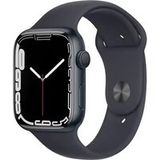 Apple Watch Serie 7 45mm Zwart Smartwatch, Refurbished, Graad A+