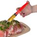 Orion Seringue à marinade - Acier inoxydable - 45ml
