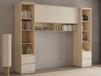 Mobistoxx Theodora 180 cm bed frame oak lindberg/sand open