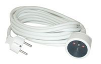 MCL Power Cable 2 poles White 5.0m