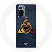 Maniacase Hoesje voor Xiaomi Redmi Note 10 Pro Game of Thrones De IJzeren Troon Driehoek Logo Baratheon Lannister Stark en Targaryen