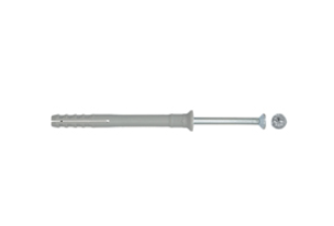Fischer Nagelplug/slagplug NS - 6 x 80mm (50 stuks) - Nylon - Wit