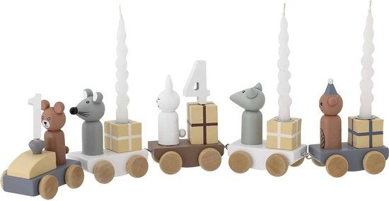 Bloomingville Mini Bloomingville Verjaardagsdecoratie Trein Junaid Blauw