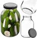 KADAX Glazen pot TO3000 3L Zwart