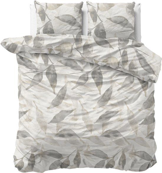 Sleeptime Pure Dekbedovertrek - 200 x 200/220 cm - 100% Katoen - Zilvergrijs