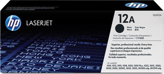 HP 12A Original Black Toner Cartridge - Q2612A