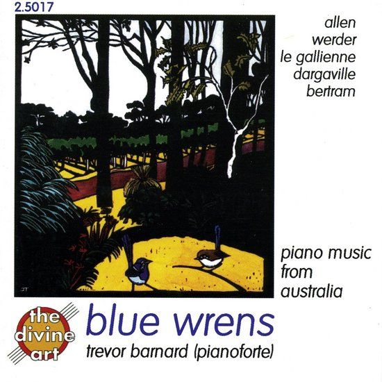 Outhere Divine Art Trevor Barnard - Blue Wrens, Modern Piano Music From (CD)