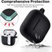 CHPN - Étui de protection en silicone pour Apple AirPods 3 - Noir