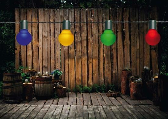 DirectSupply ProLED Partyverlichting - Lichtslinger met LED Lampen - Multi color - 20 LED Bollen - 15 meter