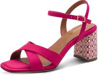 Tamaris - Dames - Sandalen met hak - Roze - Maat 36