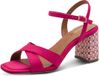 Tamaris - Dames - Sandalen met hak - Roze - Maat 36