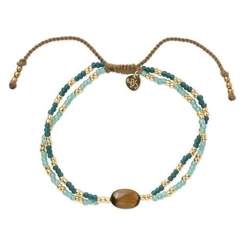 A Beautiful Story armband Shining Tijgeroog