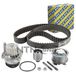 SNR KDP457.490 waterpomp + tandriemenset waterpomp + tandriemkit VW BORA(1J2) AUDI A3(8L1) FORD △XY (WGR)
