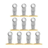 FEIN E-Cut Long-Life zaagblad Bimetaal met lange levensduur, zaagblad voor diepe sneden, Ve. 10 st., Breedte 50 mm, Lengte 65 mm, Starlock Houder, Bimetaal zaagblad met titanium coating