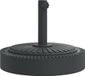 vidaXL Pied de parasol - Ø38/48 mm - 25 kg - Rond - Vert