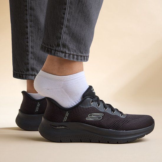 Skechers Arch Fit Slip-ins Instappers Zwart - Maat 47.5