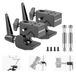 NEEWER 2 stuks superklem met 5/8 inch stud, veerslot, 6,1 cm grip Heavy Duty klem voor ronde pijp plat oppervlak, voor fotografie studio camera verlichting montage, maximale belasting 15 kg, UA017