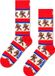 Happy Socks Gingerbread Stripe Sock - Unisexe Chaussettes - Rouge - Taille 36-40