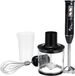 Sokany Staafmixer 600W 4-in-1 met Hakmolen en Garde, Grijs