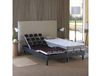 But Lit électrique à plots anthracite + matelas mousse 35hr 2x90x200