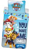 PAW Patrol Dekbedovertrek Glow in the Dark, Smile - Eenpersoons - 140 x 200 cm - Katoen