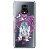 ERT GROUP mobiel telefoonhoesje voor Xiaomi REDMI NOTE 9 PRO/ 9S origineel en officieel erkend Star Wars patroon R2D2 002 optimaal aangepast aan de vorm van de mobiele telefoon, gedeeltelijk bedrukt