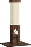 Famanu - Vintage bruine sisal krabpaal, klassiek design voor kattenliefhebbers