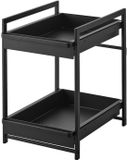 Yamazaki Keukenkast Organizer - 2 niveaus - Tower - Zwart