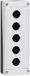 Baco LBX0500 224205 Lege behuizing 5 inbouwplaatsen Grijs, Zwart
