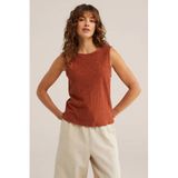 WE Fashion top roodbruin