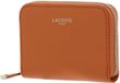 LACOSTE Portefeuille en cuir Champs-Élysées Zip Coin Wallet Blossom abricot
