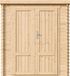 Timbela M309F1 - Houten tuinhuis - 3,53 m² - 204x204xH200 cm - zonder vloer