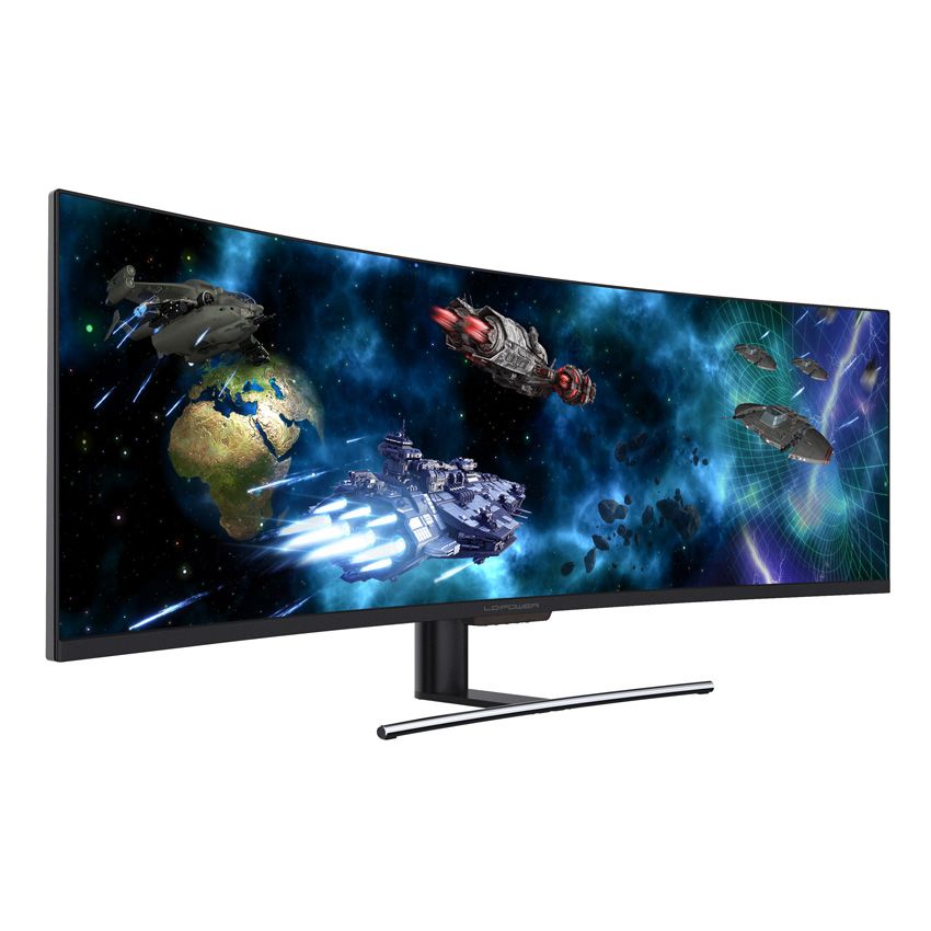 LC Power LC-Power LC-M49-DFHD-144-C-Q - 49" UltraWide Full HD QLED Gaming Monitor - 144Hz, Curved