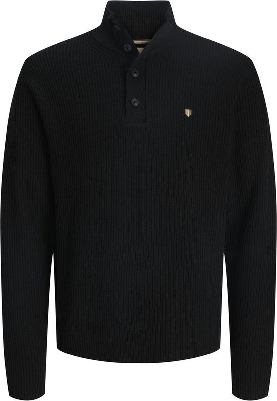 JACK&JONES JPRBLURICHARD KNIT HIGH NECK Heren Gebreide Truien Zwart S