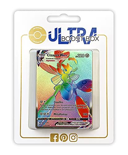 my-booster Cizayox VMAX (Scizor VMAX) 193/189 Shiny Rainbow - Ultraboost X Epée et Bouclier 3 Ténèbres Embrasées - Doos met 10 Franse Pokemon kaarten