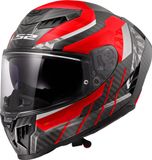 LS2 FF807 Dragon Trax Rood Integraalhelm - Maat L - Helm