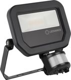 Ledvance LED Breedstraler Sensor GEN 3 Zwart 10W 1100lm 100D - 830 Warm Wit | IP65 - Bewegings- en lichtsensor - Symmetrisch
