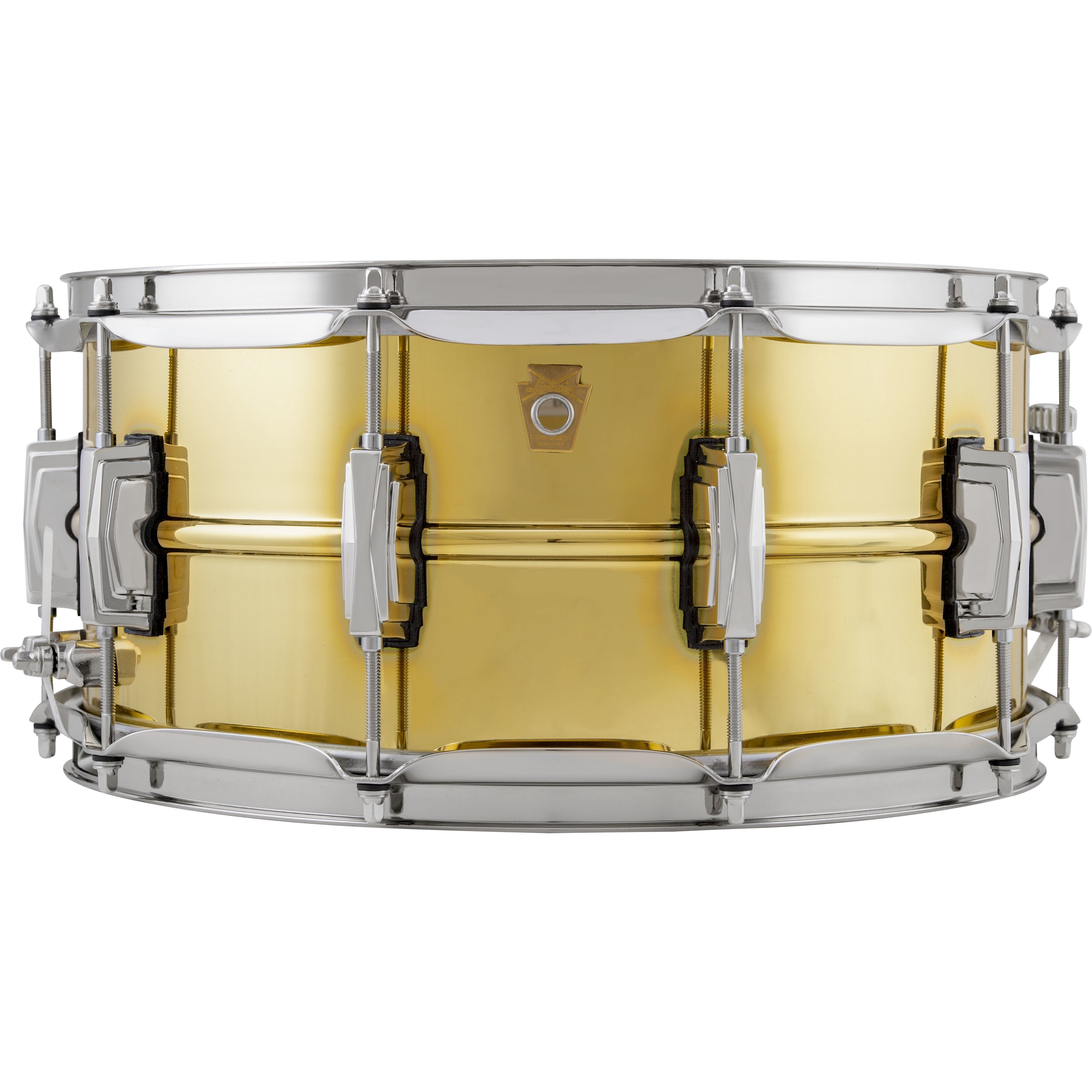 Ludwig LB403 Super Brass Snare Drum - 14 x 6.5 inch
