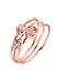 Elli Ring Dames Engagement Motief 925 Sterling Zilver met Kristallen