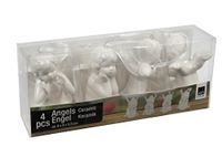 Kerstcadeau 49012 kerst engelen, 4-delig - 8 willekeurig assortiment, 8 x 6 x 5.5 cm