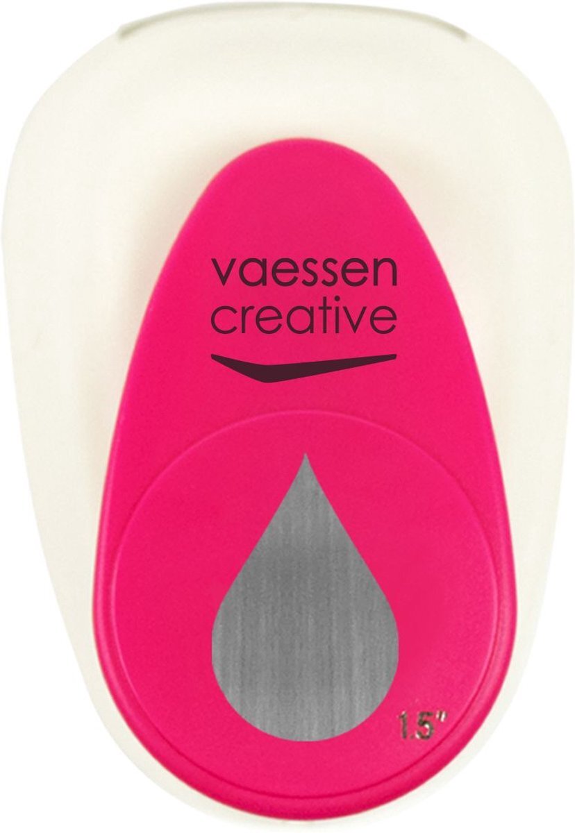 Vaessen Creative Figuurpons Maxi Druppel Ø3,75cm