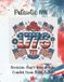 Patriotic Libri GmbH Patriotic 1776: American Flag and Roses Counted Cross Stitch Pattern Paperback