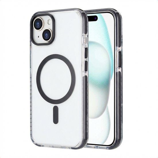 imoshion Combat MagSafe Backcover voor de Apple iPhone 15 - Zwart