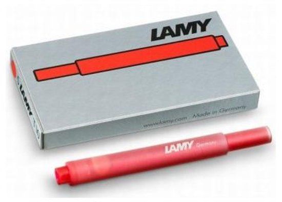 LAMY T10 Inktpatroon Rood Pak/5