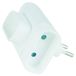 Tec Hit 250101 Triplite 3 prises de terre - 6 A - Blanc