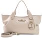 GUESS Suzy 3 Compartment Satchel Handtas Schoudertas Bone Crème