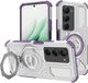 Techsuit Carbon Shield PRO Case for Xiaomi Redmi 15 4G / 5G - Purple Transparent