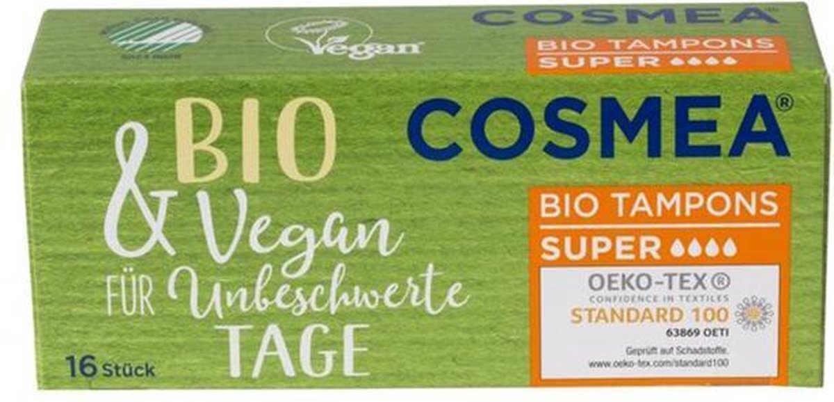 Cosmea Bio Tampons - Super - 16 stuks Super